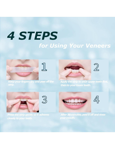 Kit de Tiras Blanqueadoras de Dientes Keepzi - 28 Piezas, Sin Sensibilidad
