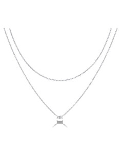 Collar Doble Capa Baño de Oro 14K PAVOI Minimalista