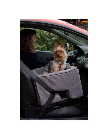 Asiento Elevador para Automóvil Pet Gear Lookout - Grande, 56x43x29 cm, Almohada Removible