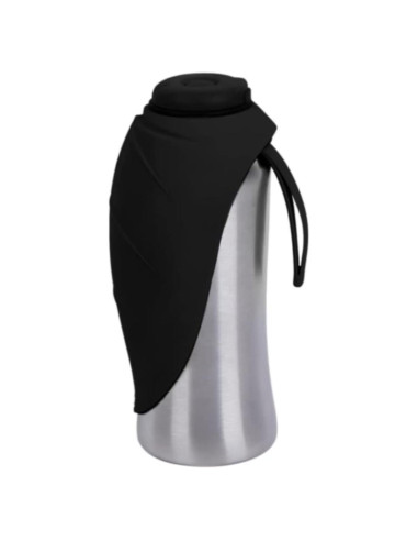 Dispensador de Agua Portátil para Perros Pacific Paws 800ml Negro