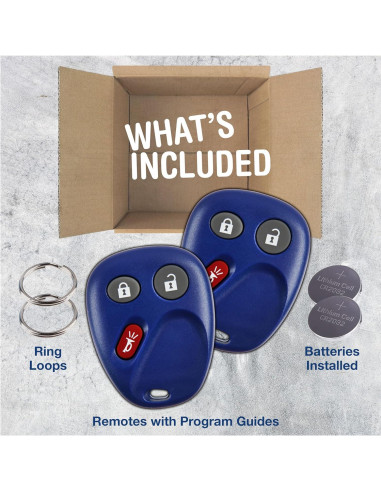 Control Remoto KeylessOption 2X para Cadillac y Chevrolet