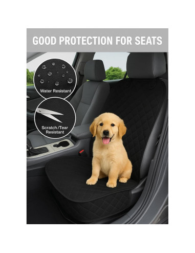 Funda de Asiento de Coche Fidozen SC2V1 Negra Impermeable