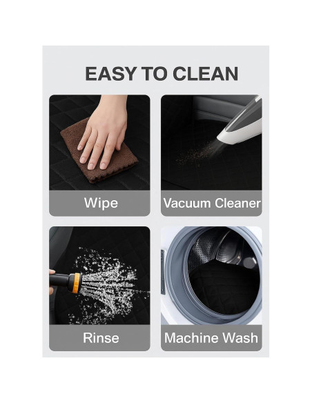 Funda de Asiento de Coche Fidozen SC2V1 Negra Impermeable Funda de Asiento de Coche Fidozen SC2V1 Negra Impermeable