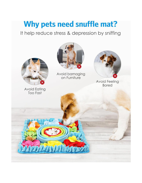 Alfombra de Olfateo AMIR para Perros 50x50 cm Interactiva
