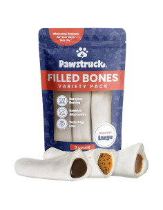 Huesos Rellenos para Perros Pawstruck - Paquete Variado 3 Sabores