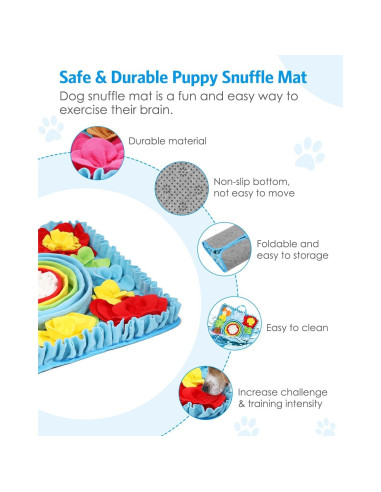 Alfombra de Olfateo AMIR para Perros 50x50 cm Interactiva