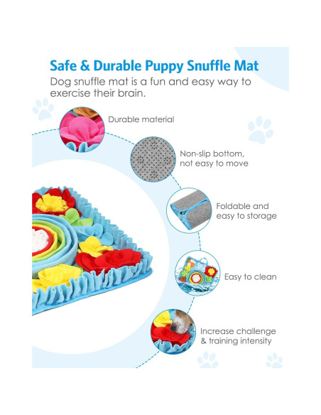 Alfombra de Olfateo AMIR para Perros 50x50 cm Interactiva