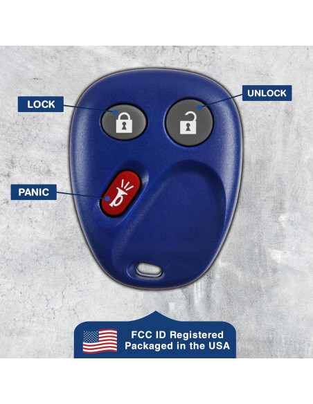 Control Remoto KeylessOption 2X para Cadillac y Chevrolet