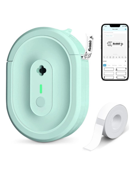 Impresora de Etiquetas Térmica Bluetooth Anycash N12 Portátil