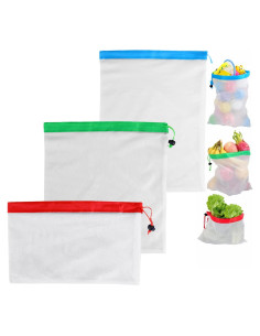 Bolsas de Malla Reutilizables ThsGivingStore - 3 Tamaños