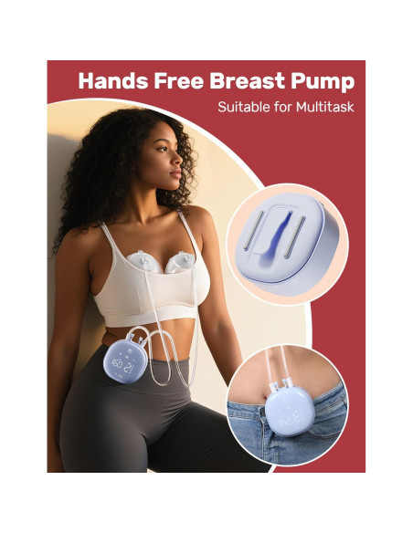 Bomba de Pecho Portátil NCVI Sin Manos 5oz Ajustable