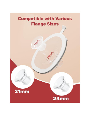 Bomba de Pecho Portátil NCVI Sin Manos 5oz Ajustable