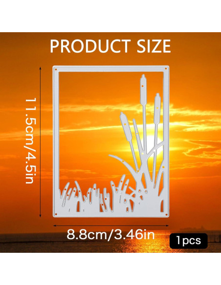 Troquel de Corte de Metal CIATBYYJ para Tarjetas 11.5x8.8cm