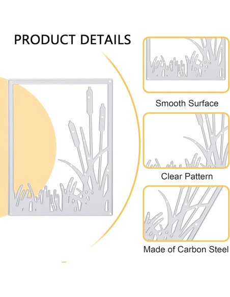 Troquel de Corte de Metal CIATBYYJ para Tarjetas 11.5x8.8cm