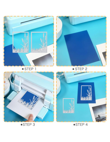 Troquel de Corte de Metal CIATBYYJ para Tarjetas 11.5x8.8cm