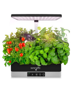 Jardín Hidropónico de Hierbas SereneLife 6 Cápsulas LED Ajustable