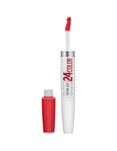 Maquillaje de Labios Líquido Maybelline SuperStay 24 Rojo Firme 2
