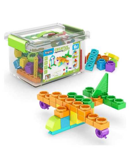 Engino Maker Junior - Kit de Construcción 10 Modelos para Niños 4+