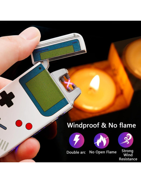 Encendedor de arco recargable USB Genérico estilo clásico Encendedor de arco recargable USB Genérico estilo clásico