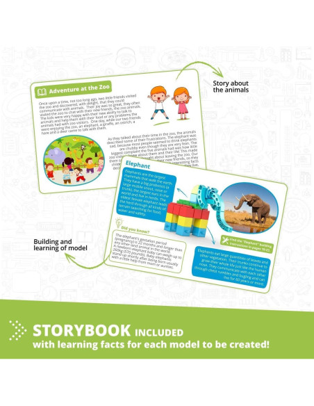 Engino Maker Junior - Kit de Construcción 10 Modelos para Niños 4+