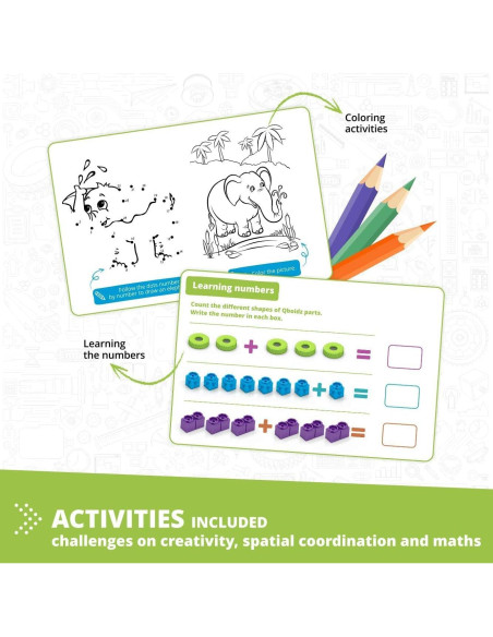 Engino Maker Junior - Kit de Construcción 10 Modelos para Niños 4+