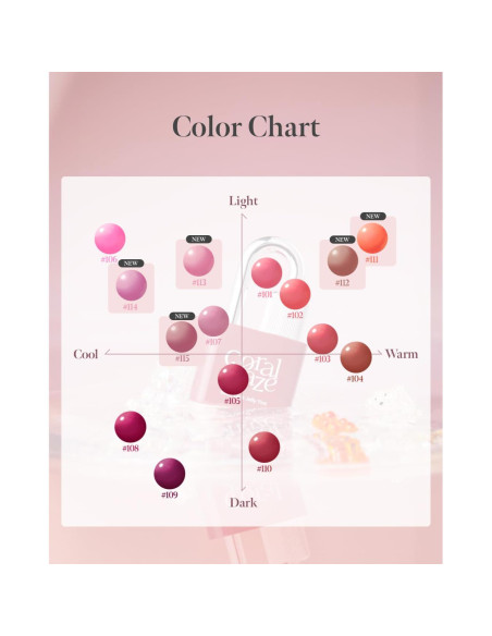 Tinte de Labios Hidratante KODI Glow Lock 102 Caramelo 4g Tinte de Labios Hidratante KODI Glow Lock 102 Caramelo 4g