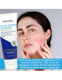 Limpiador Facial TriDerma para Enrojecimiento 119g Piel Sensible 2