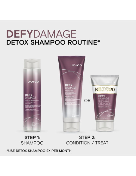 Champú Joico Defy Damage Detox 300 ml | Elimina Cloro y Residuos