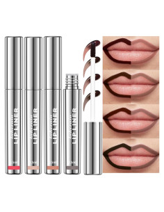 Tinte de Labios Peel Off BANGFENG - 4 Piezas, Larga Duración, Impermeable