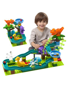Juego de Canicas de Dinosaurios Burgkidz - 80 Piezas STEM