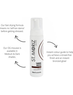 Mousse Autobronceador Instantáneo Oscuro St Moriz 200ml 2