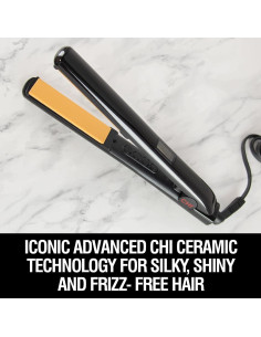 Plancha de Cerámica Digital CHI Original 1" Negro Piano 2