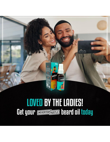 Kit de Cuidado de Barba EverydayHustle 3 en 1 - Champú, Acondicionador y Aceite