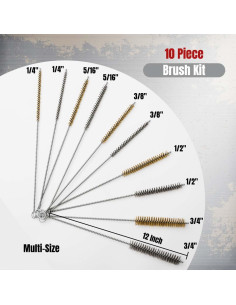 Kit de Cepillos de Limpieza PMD de 10 Piezas para Tubos 2