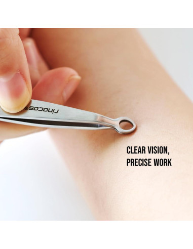 Pinzas de Punta Redonda RING CLIPPER Acero Inoxidable 18g