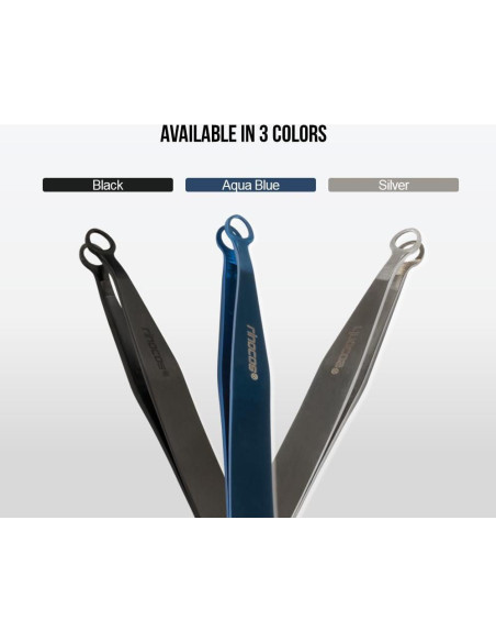 Pinzas de Punta Redonda RING CLIPPER Acero Inoxidable 18g