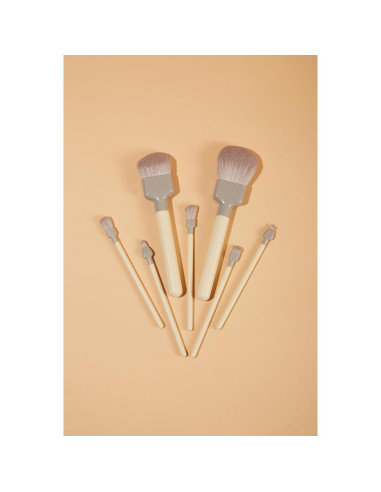 Juego de Brochas de Maquillaje Profesional COSHINE 7 Piezas