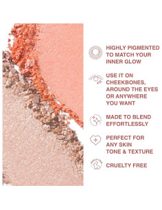 Iluminador en Polvo Divina V 15g - Brillo Radiante Universal 2