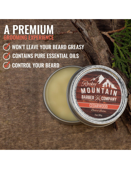 Bálsamo para Barba Rocky Mountain - 100% Natural 56g