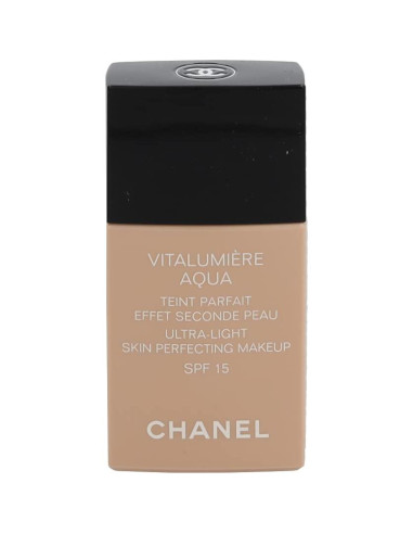 Chanel Vitalumiere Aqua Maquillaje Perfeccionador SPF 15 30ml 22 Beige Rosa