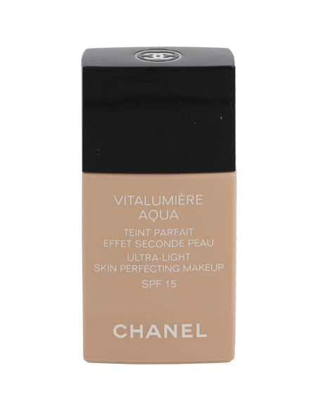 Chanel Vitalumiere Aqua Maquillaje Perfeccionador SPF 15 30ml 22 Beige Rosa