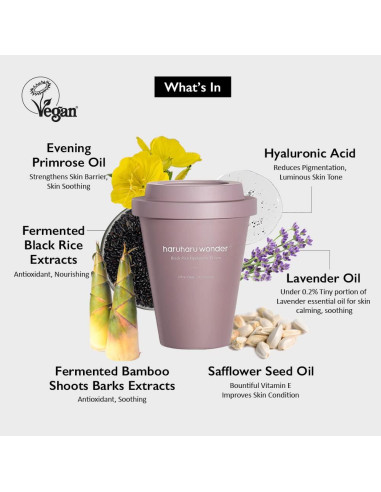 Crema Hidratante Facial Haruharu Wonder 90ml - Ácido Hialurónico