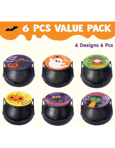 Bombas de Baño Temáticas Halloween Joyin - 6 Paquetes con Juguete 2