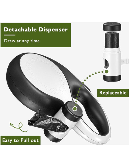 Correa de Perro Retráctil LMVVC 4.88m con Dispensador