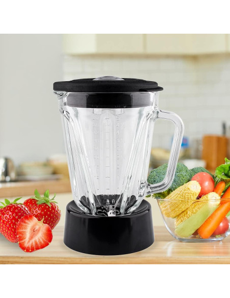 Tarro de Vidrio 5 Tazas + Collar SPB-7CH-LR + Cuchilla Cuisinart