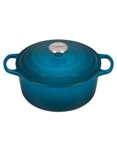 Olla de Hierro Fundido Enameled Le Creuset 4.2L Verde Profundo
