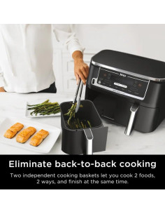 Freidora de Aire Ninja Foodi 10QT XL DualZone 6-en-1 2