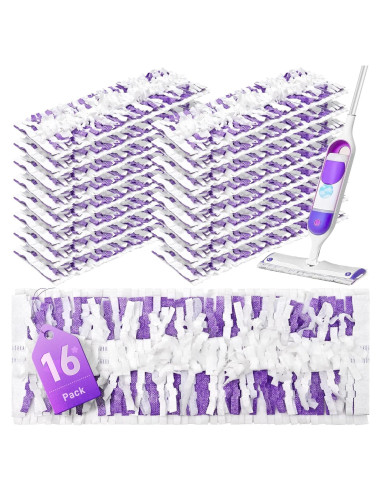 16 Almohadillas Desechables para Mopas Swiffer PowerMop
