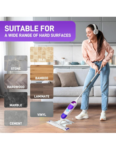 16 Almohadillas Desechables para Mopas Swiffer PowerMop