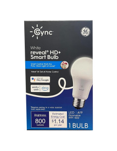 Bombilla Inteligente GE 9.5W A19 Regulable 800 Lúmenes